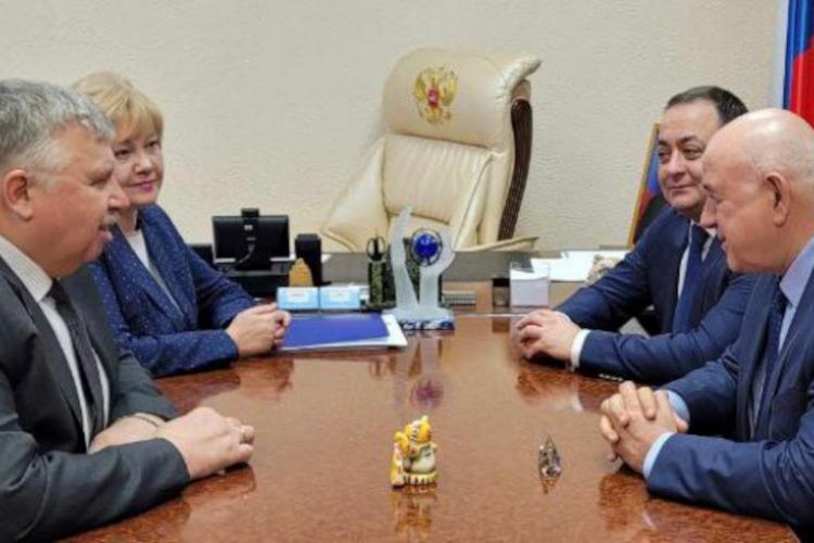 Встреча Д.Н. Медоева с А.Ю. Бельяниновым