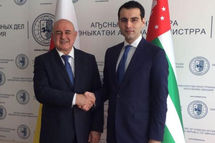 Встреча Дмитрия Медоева и Инала Ардзинба