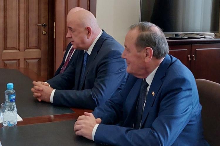 Встреча Д.Н. Медоева и А.З. Анкваб