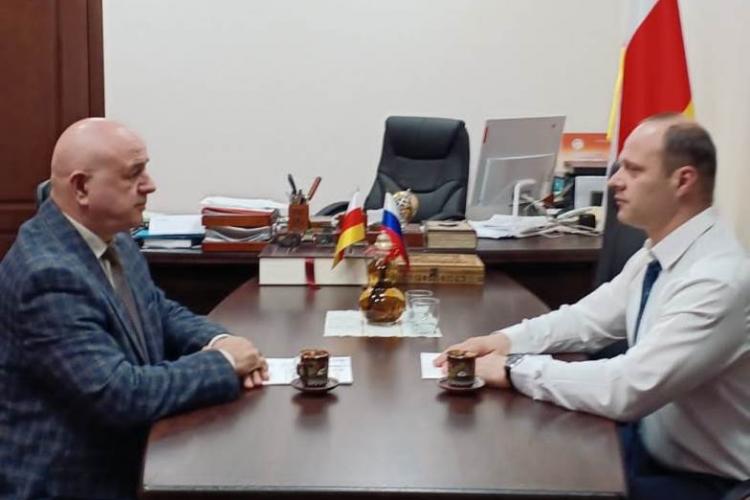 Встреча Д.Н. Медоева и В.В. Джабиева