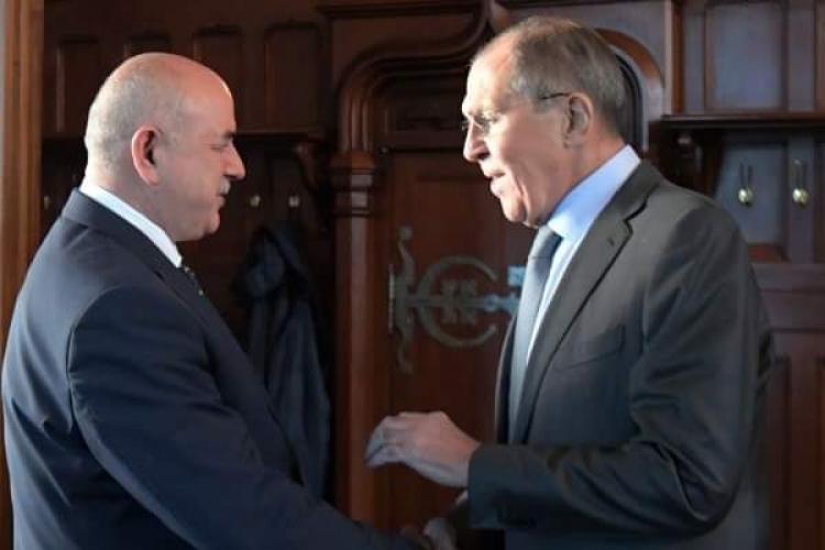 Дмитрий Медоев и Сергей Лавров