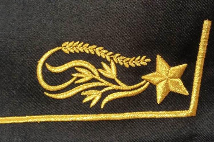 Вышивка на Форменной одежде МИД РЮО 