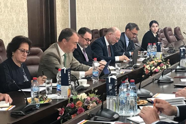 Встреча югоосетинской делегации на Женевских международных дискуссиях с Сопредседателями Женевских дискуссий от ЕС, ОБСЕ и ООН