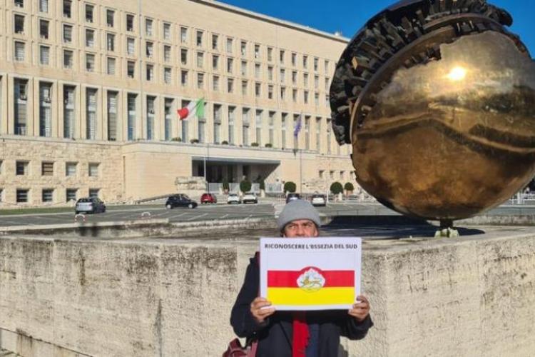 Акция протеста в Риме