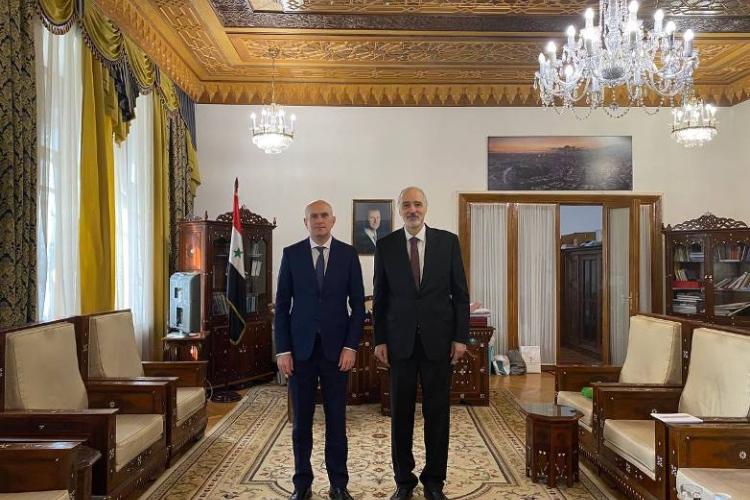 Встреча Ахсара Джиоева и Башара Джаафари