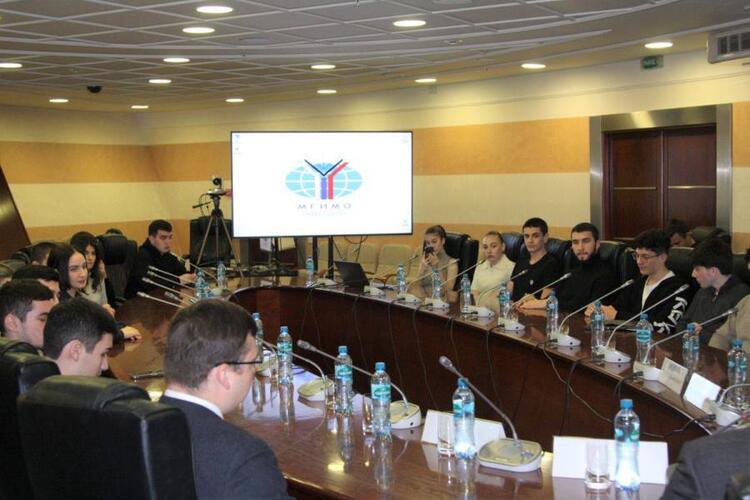 Встреча А. Джиоева со студентами МГИМО