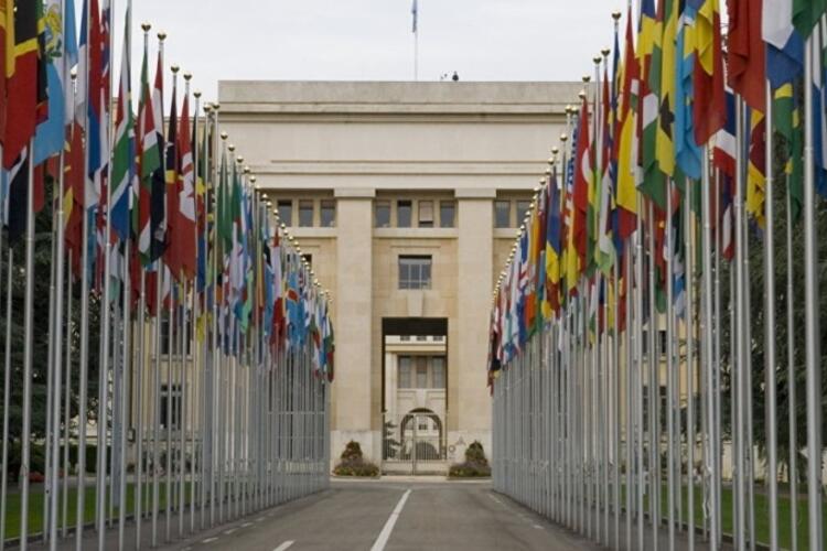 Женевский Дворец Наций ООН