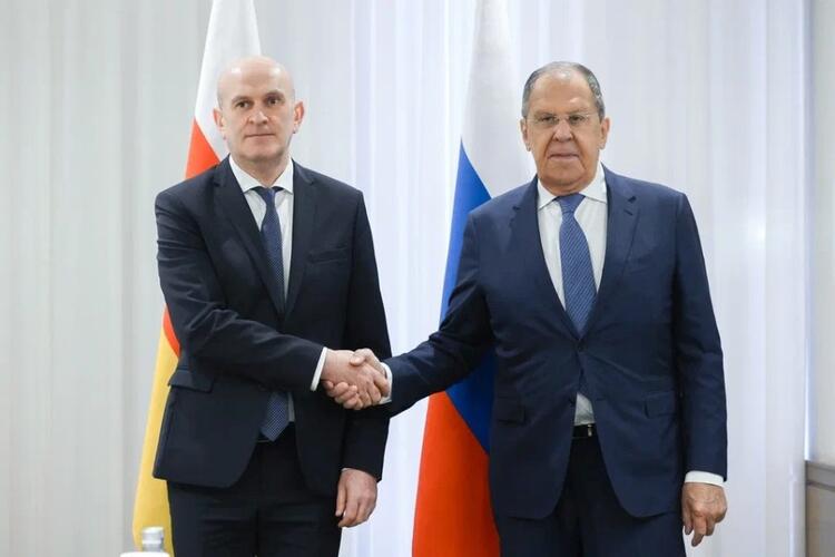 Встреча Министров иностранных дел Южной Осетии и России А.М. Джиоева и С.В. Лаврова
