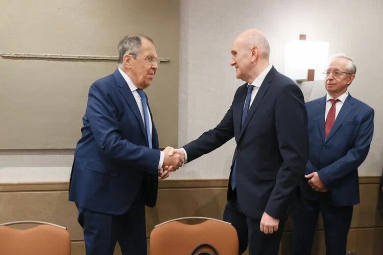 Встреча Министров иностранных дел Южной Осетии и России А.М. Джиоева и С.В. Лаврова