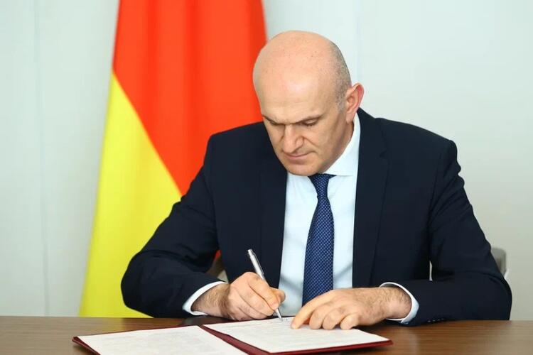 Встреча Министров иностранных дел Южной Осетии и России А.М. Джиоева и С.В. Лаврова