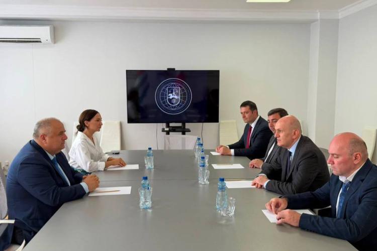 Встреча Министра иностранных дел Республики Южная Осетия А.М. Джиоева и И.о. министра иностранных дел Республики Абхазия О.М. Бигвава