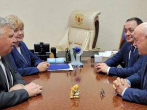 Встреча Д.Н. Медоева с А.Ю. Бельяниновым