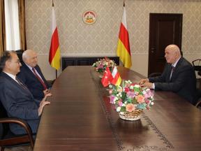 Встреча Д. Медоева с международными наблюдателями из Турции