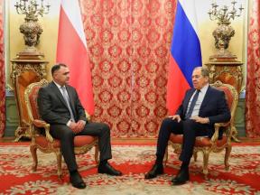 Встреча Президента Южной Осетии Алана Гаглоева и Министра иностранных дел России Сергея Лаврова