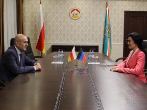 Встреча А.М. Джиоева и Н.С. Михайловой