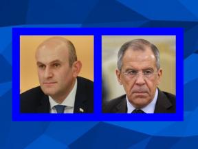 Ахсар Джиоев и Сергей Лавров