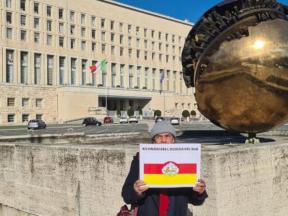 Акция протеста в Риме