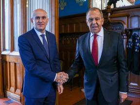 Ахсар Джиоев и Сергей Лавров