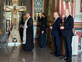 Молебен в Храме Пресвятой Троицы