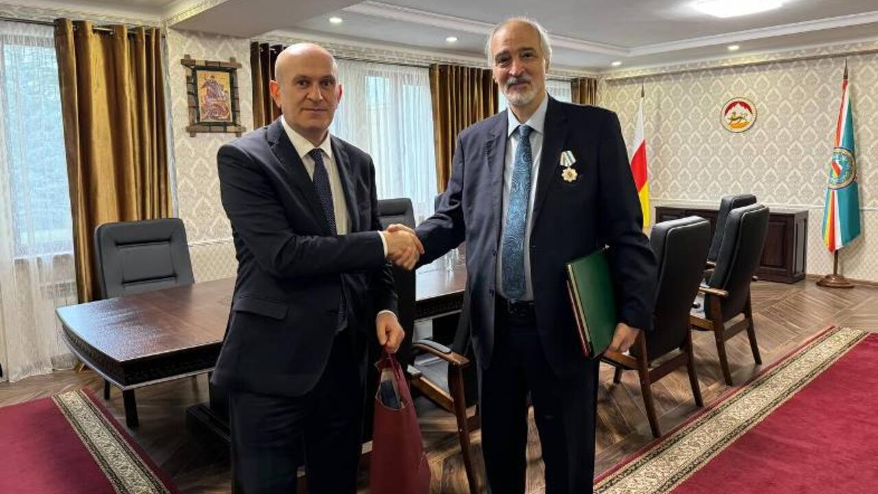 Встреча Ахсара Джиоева с Башаром аль-Джаафари